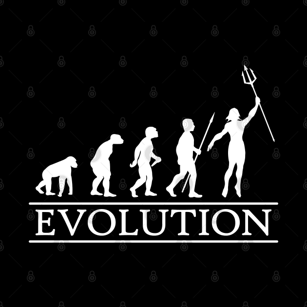 Evolution to Poseidon by NicGrayTees