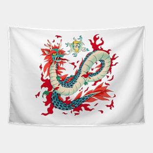 Minhwa: Fire Dragon C Type Tapestry