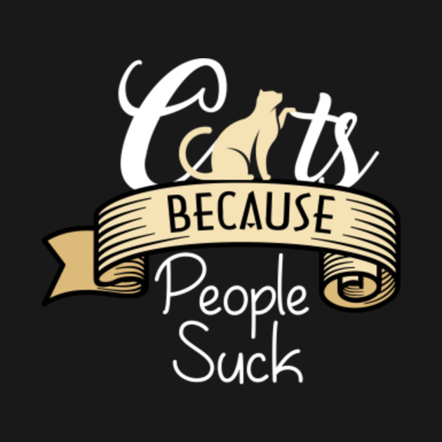 Hoodies Sweatshirts Printed Hoodie Cats Because People Suck Wvpd Org