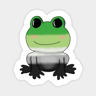 Aromantic Frog Magnet