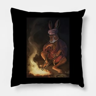 Hare Jeweler Pillow