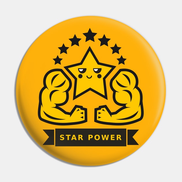 Star Power Pin by Johnitees