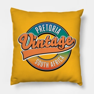 Pretoria south africa vintage logo Pillow