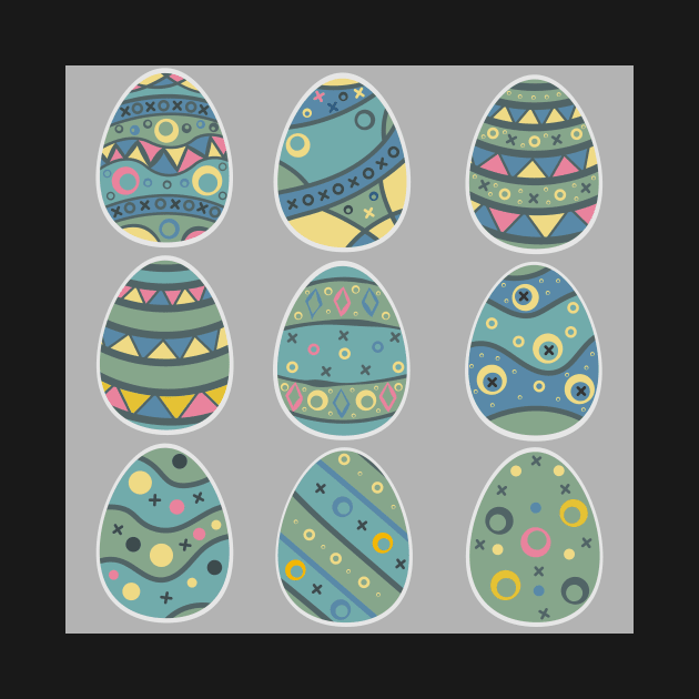 Easter Eggs by Kristina Stellar Scandinavian Land