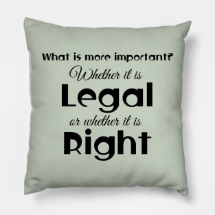 Legal or right Pillow