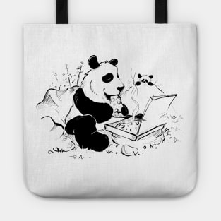 Pizza eating Panda Tote