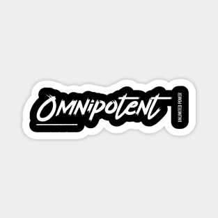 Omnipotent (Unlimited Power) White Ver. Magnet