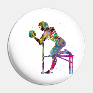 Female Bodybuilder Pin