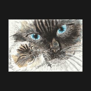 Mother and baby Siamese cat T-Shirt