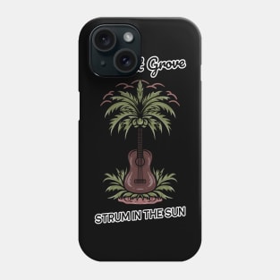 Strum in the Sun at Coconut Grove, Miami, Florida, Phone Case