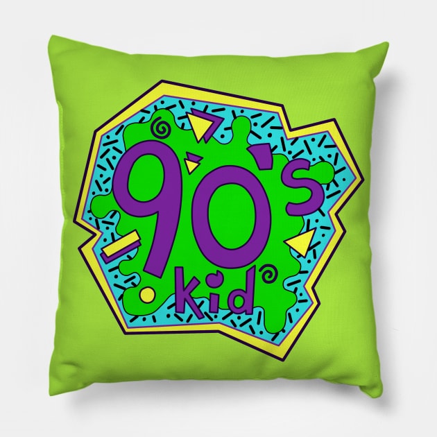 90's Kid Pillow by Rainy Day Dreams