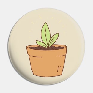 Potted Plant Pin