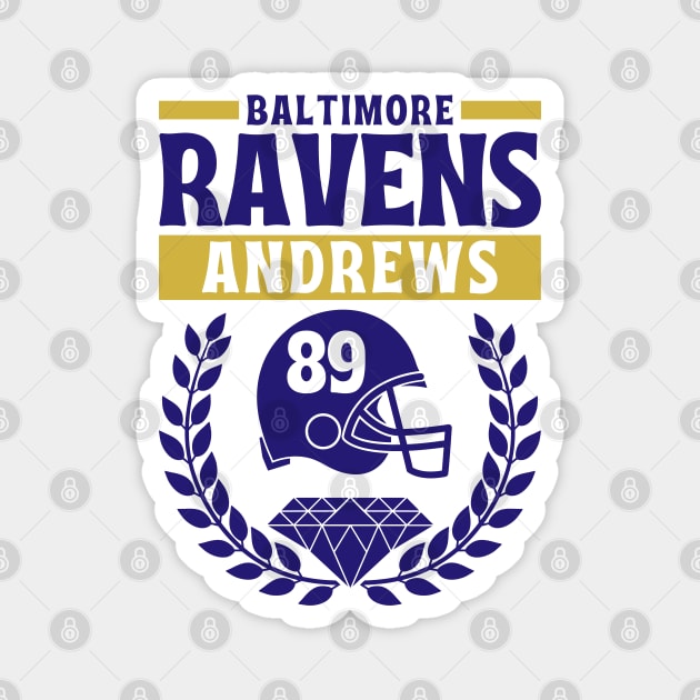 Baltimore Ravens Andrews 89 American Football Magnet by Astronaut.co