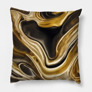 Golden and black design for Phone Case Pillow