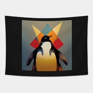 Colourful Abstract Penguin Tapestry