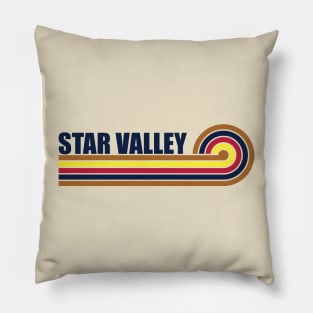 Star Valley Arizona horizontal sunset Pillow