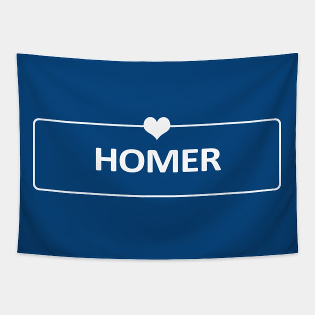 I Love Homer Tapestry by ShopBuzz