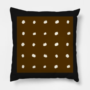 Dot Pattern on Brown Pillow