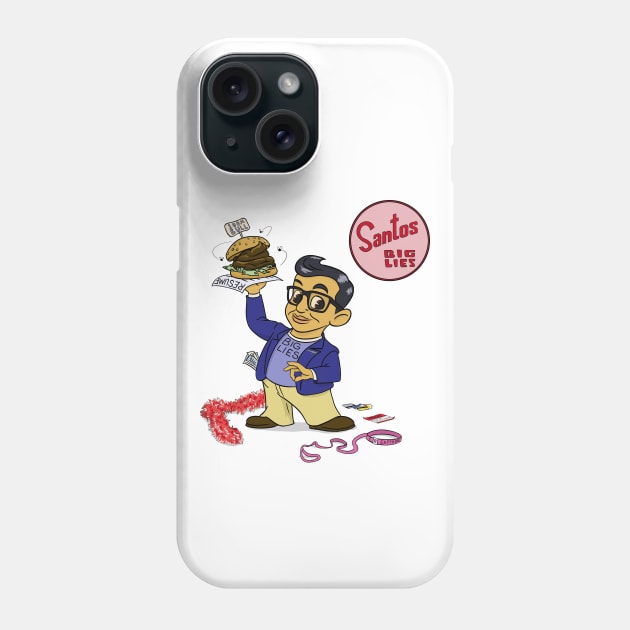 Santos Big Lies - George Santos Big Boy Phone Case by Funkybat