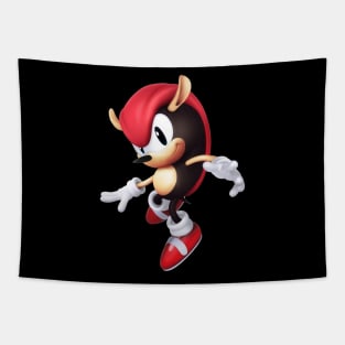 black red sonic Tapestry