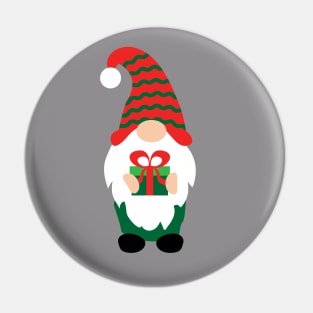 Liam the holiday gnome Pin