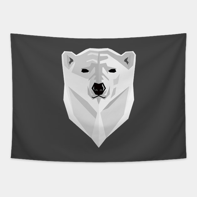 White Polar Bears, Wild Bears Tapestry by Cds Design Store