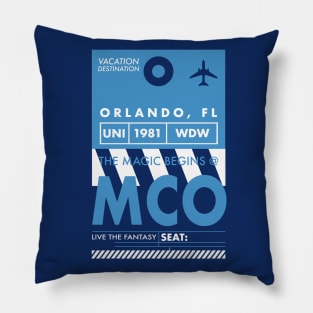 MCO Luggage Tag Pillow