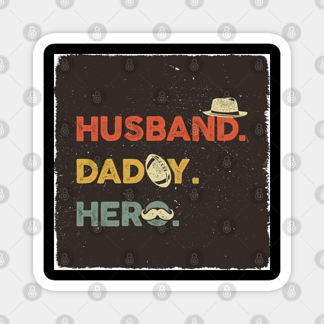 Husband Daddy Hero Magnet by busines_night