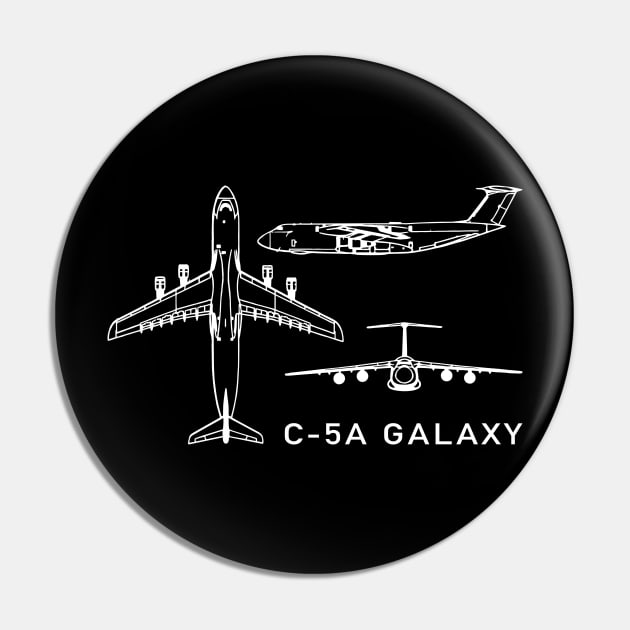 C-5 Galaxy Military Transport Plane Pin by Battlefields