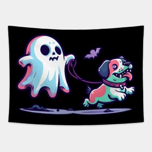 zombie dog walker Tapestry