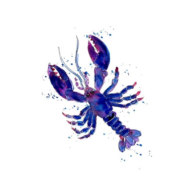 Purple Lobster by ZeichenbloQ
