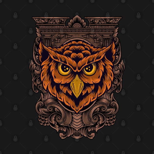 owl design by PaperHead