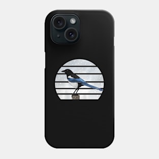 Magpie Winter Snow Bird Watching Birding Ornithologist Gift Phone Case