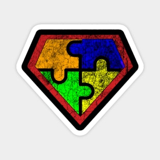 Superhero Autism Awareness Magnet