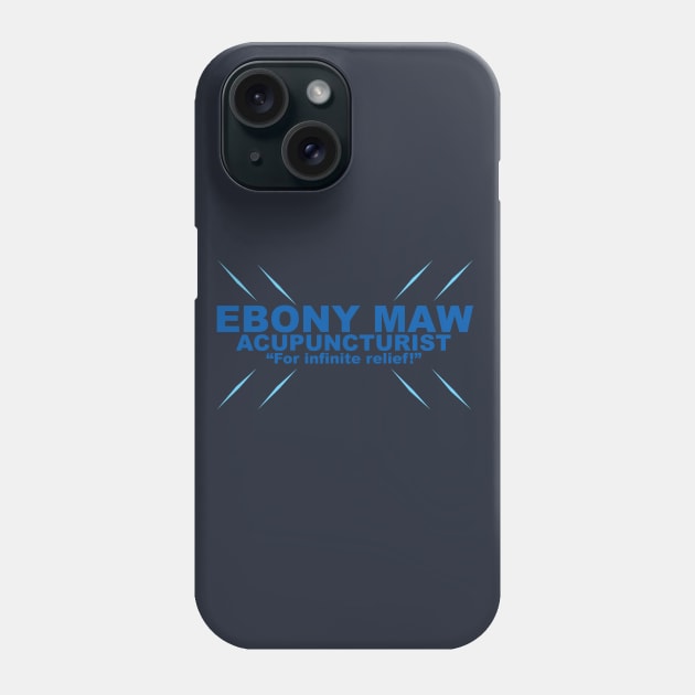 Ebony Maw Acupuncturist Phone Case by bacoutfitters