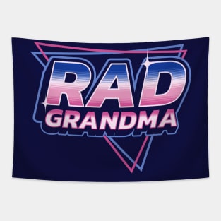 Rad Grandma - 80's Retro Vintage Retrowave Mother's Day Tapestry