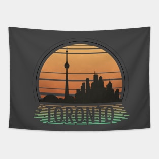 Toronto - Retro Design Tapestry