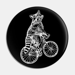 SEEMBO Raccoon Cycling Bicycle Bicycling Cyclist Riding Bike Pin