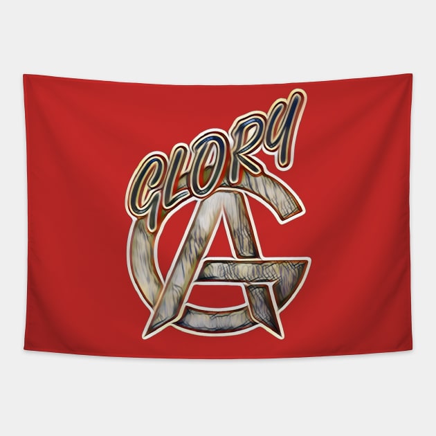 Atlanta Glory Basketball Tapestry by Kitta’s Shop