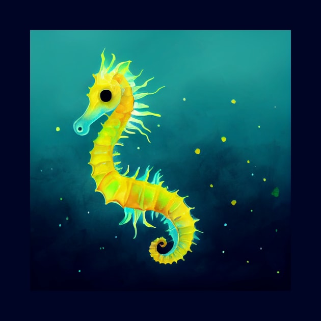 Yellow Seahorse by fistikci