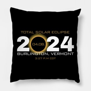 VermontTotality Total Solar Eclipse Pillow