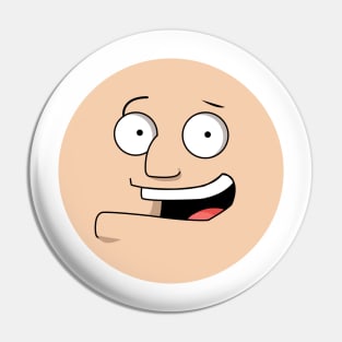 American Dad Face Pin