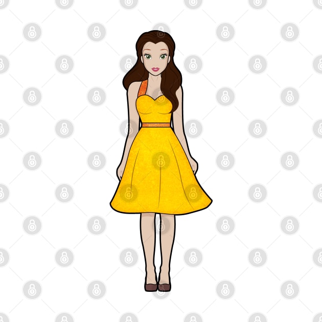 Modern Belle Tooniefied by Tooniefied