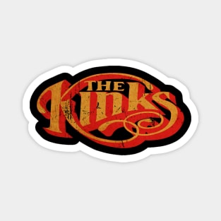 The Kinks Classic Vintage Logo Magnet