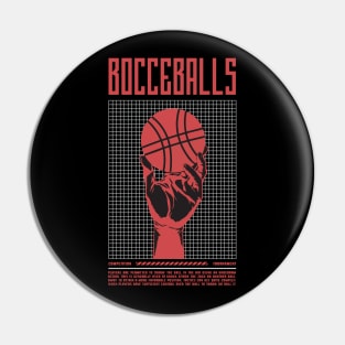 Retro Bocce Ball  player Gift Bocce Ball Sports Pin