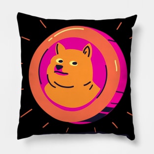 Keep Calm & Dogecoin 01 Pillow