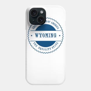 Wyoming state Phone Case