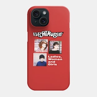 bratmobile riot grrrl ladies women and girls Phone Case