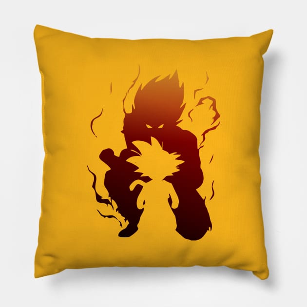 The Next Level Super Saiyan Pillow by Yogiswara