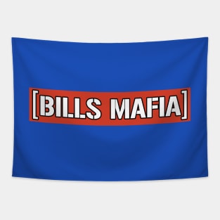 Bills Mafia Hoon - Red w/BK outline Tapestry